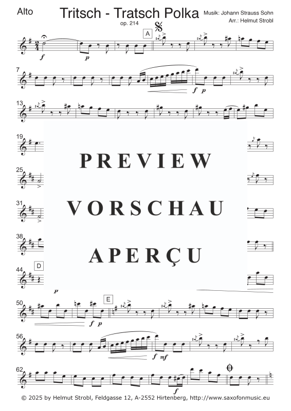 Produktgalerie: Seite 5 von 11 Tritsch-Tratsch, , Saxophon Quintett