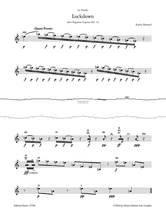 Produktgalerie: Seite 1 von 1 Lockdown, Emily Howard, Violine