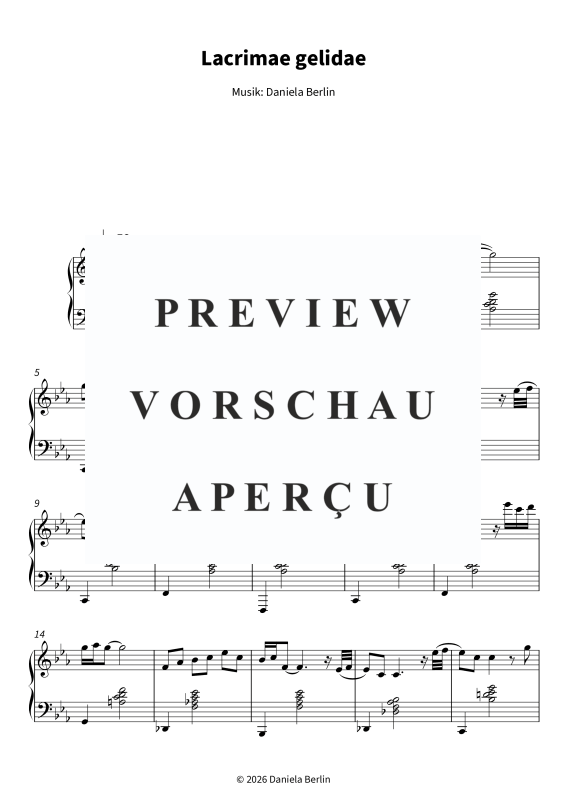 Produktgalerie: Seite 5 von 6 Lacrime di ghiaccio - Erstarrte Tränen, , Klavier Solo