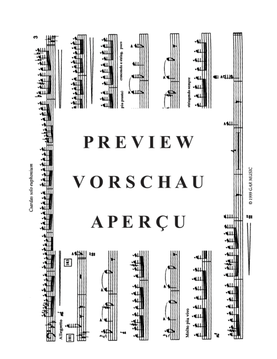 Produktgalerie: Seite 12 von 18 Csardas (Duet with Piano) , , Euphonium, Tuba und Klavier