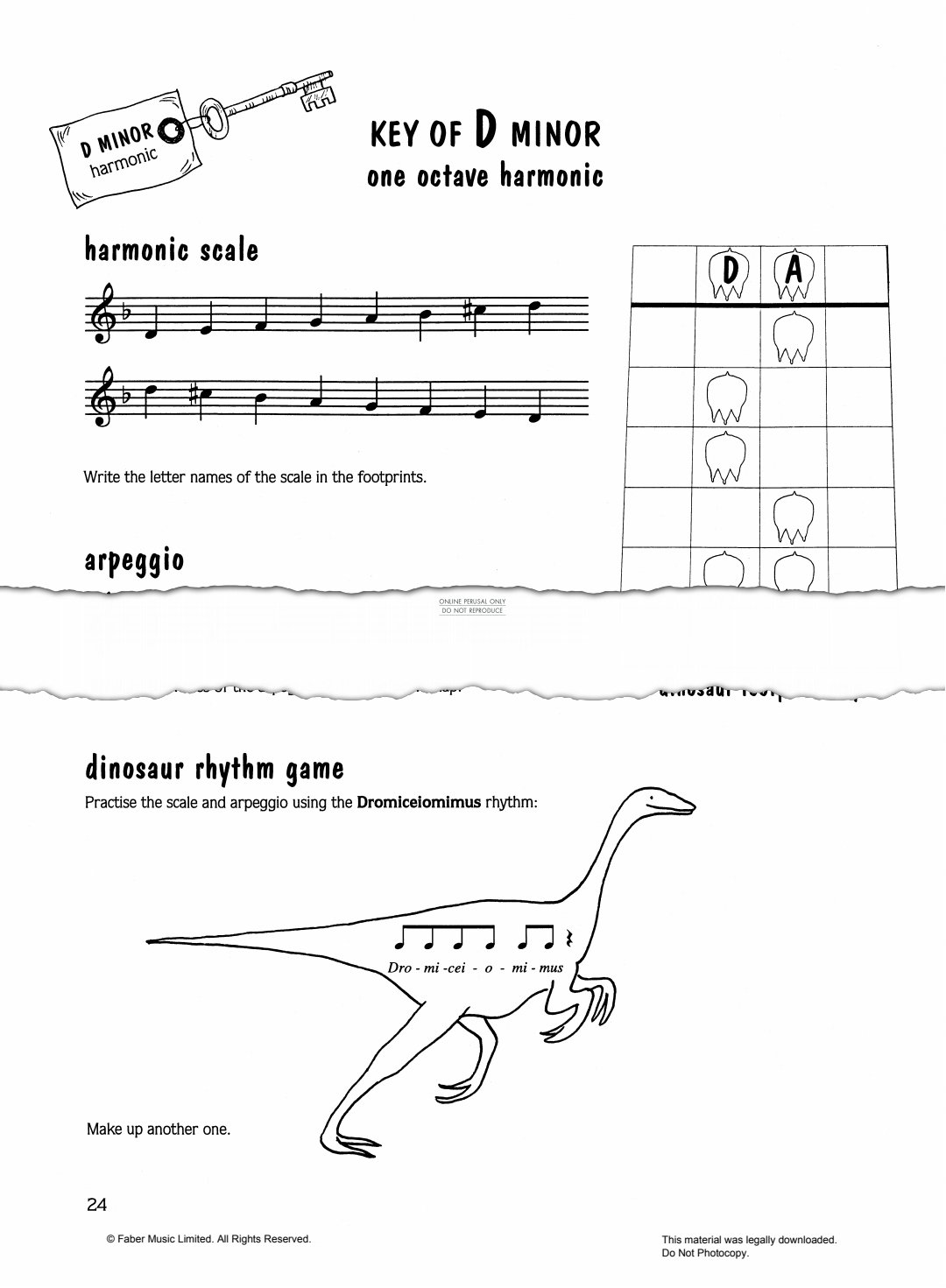 Product gallery: Page 1 of 1 D Minor Scale/Havah Nagilah, 