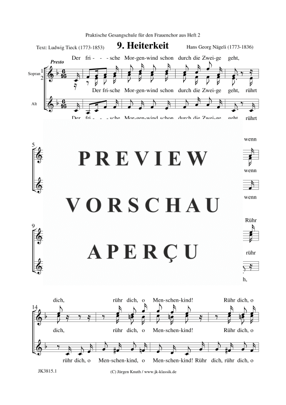 gallery: Heiterkeit , , (Frauenchor SSA)