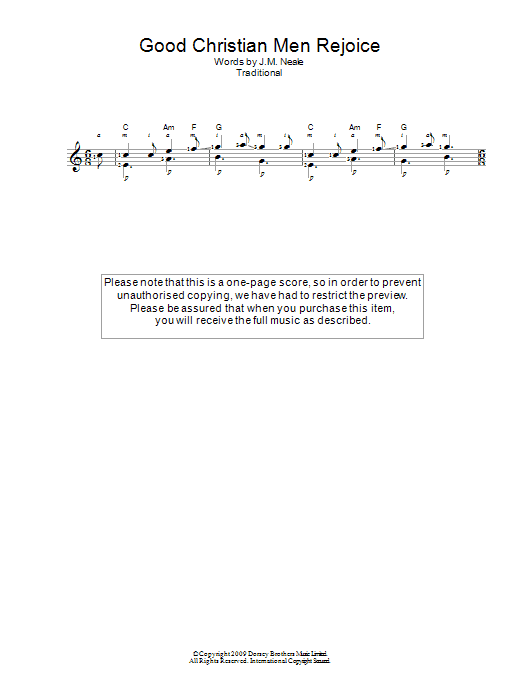 Product gallery: Page 1 of 1 Good Christian Men, Rejoice, John M. Neale