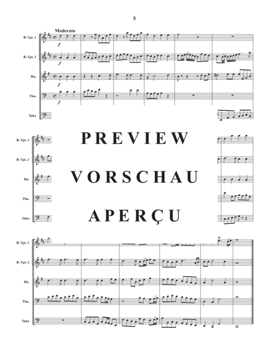 Produktgalerie: Seite 7 von 17 La Biacnhina , , (Blechbläserquintett)