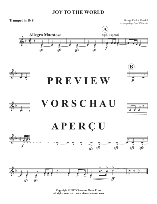 Product gallery: Page 12 of 13 Joy to the World , , (Trumpet ensemble 1-9 trumpets)