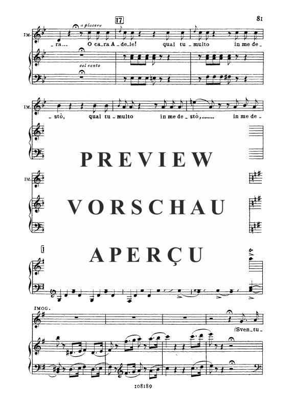 Produktgalerie: Seite 2 von 11 Sventurata, anch'io deliro, , Sopran und Klavier