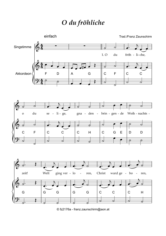 Product picture to: O du fröhlicheTraditional