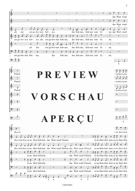 gallery: Das Wort ward Fleisch, , (Gemischter Chor 6-stimmig)