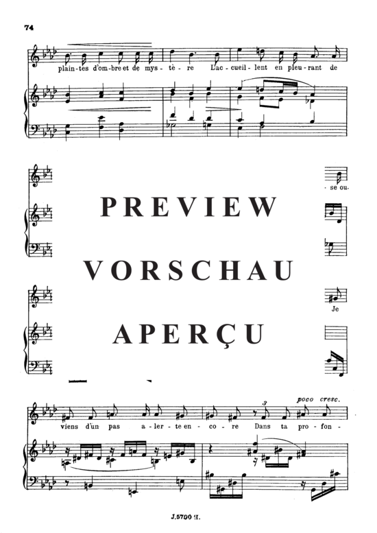 Product gallery: Page 4 of 6 Dans la forêt de septembre Op.85 No.1, , High Voice and Piano