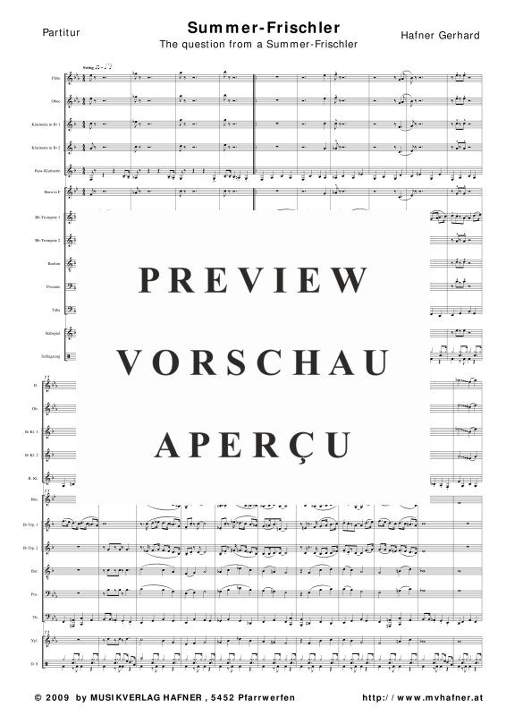 Product gallery: Page 6 of 11 Summer-Frischler, , (Youth wind orchestra)