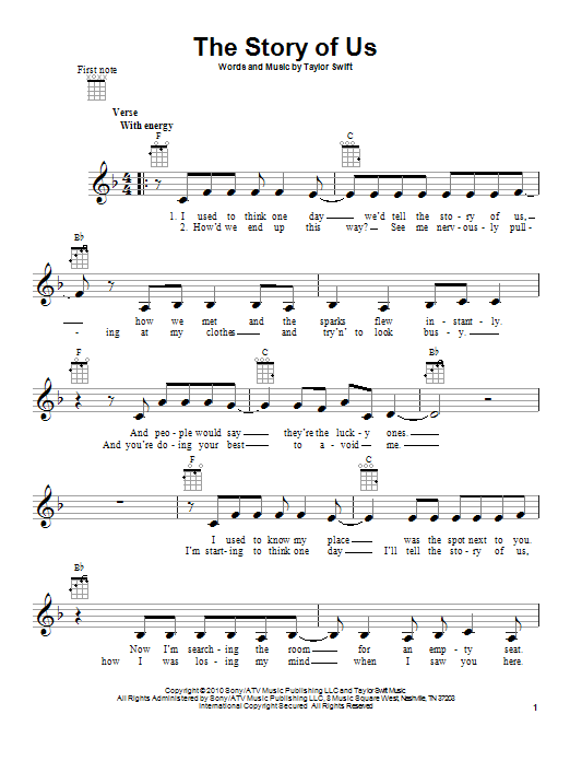 Product gallery: Page 1 of 1 The Story Of Us, Taylor Swift