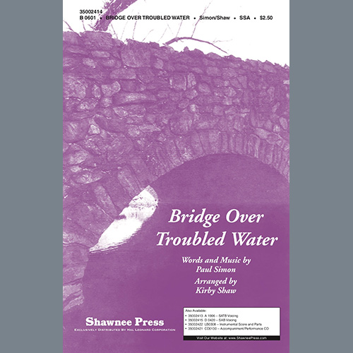 Product picture to: Bridge Over Troubled Water (arr. Kirby Shaw)