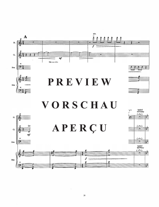 Product gallery: Page 19 of 21 Fantasy Quartet , , (flute, clarinet, bassoon and marimba)