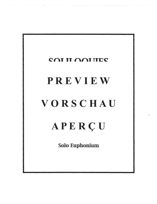 Product gallery: Page 3 of 9 Soliloquies , , (Euphonium Solo)