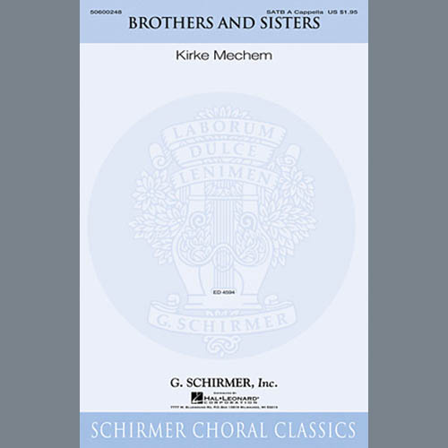 cover: Brothers And Sisters, Kirke Mechem
