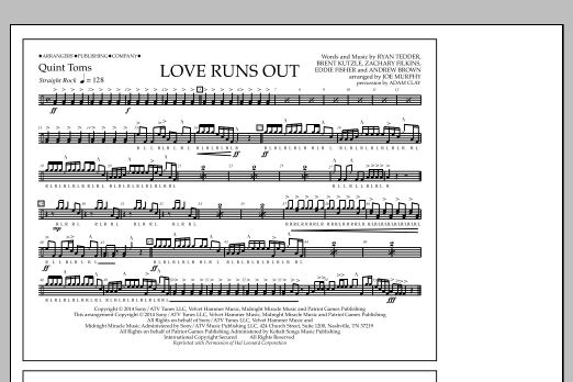Product picture to: Love Runs Out - Quint-Toms