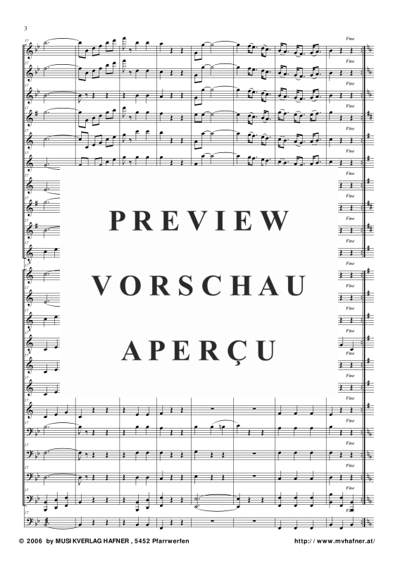 Product gallery: Page 7 of 11 Menuett aus der Haffner Sinfonie (KV 385, 1782), , (large wind orchestra)