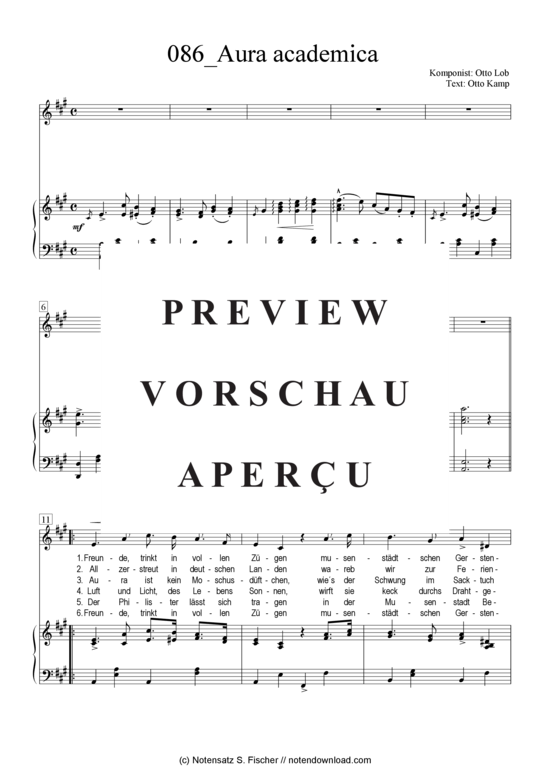 Produktgalerie: Seite 2 von 4 Aura academica , , Klavier und Gesang