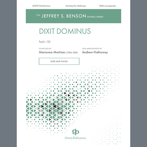 cover: Dixit Dominus (arr. Andrew Hathaway), Marianna Martines, Chor