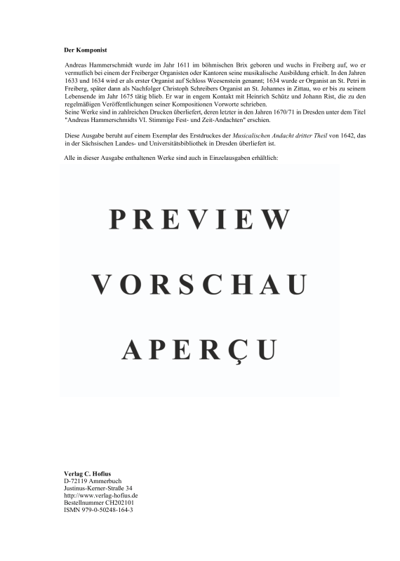 Produktgalerie: Seite 5 von 11 Musikalische Andachten III. Teil: Geistliche Symphonien, , (Gemischtes Ensemble 1-2 Vokalstimmen, 2 Violinen, Violon und BC)