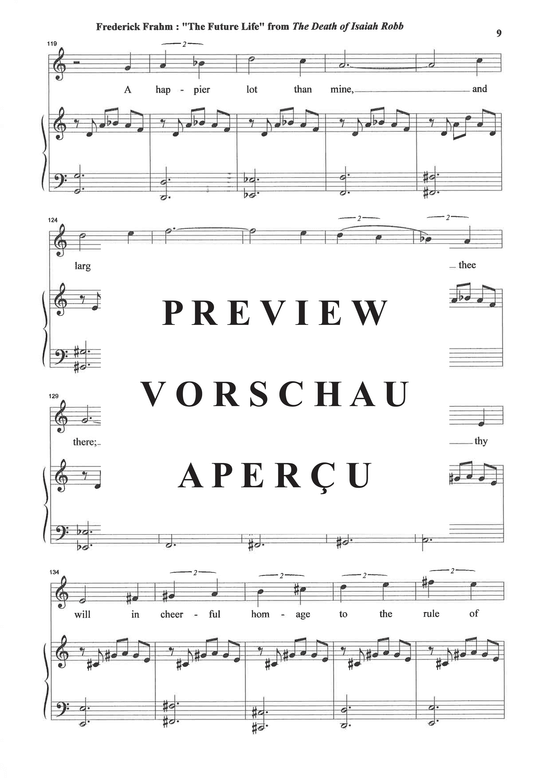 Product gallery: Page 10 of 14 The Future Life from The Death of Isaiah Robb , , (Mezzo-Sopran + Klavier)