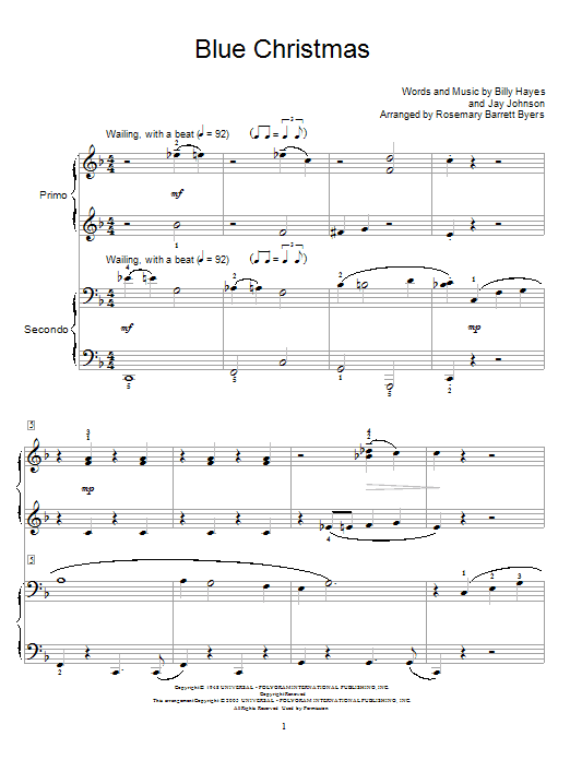 Product gallery: Page 1 of 1 Blue Christmas, Elvis Presley