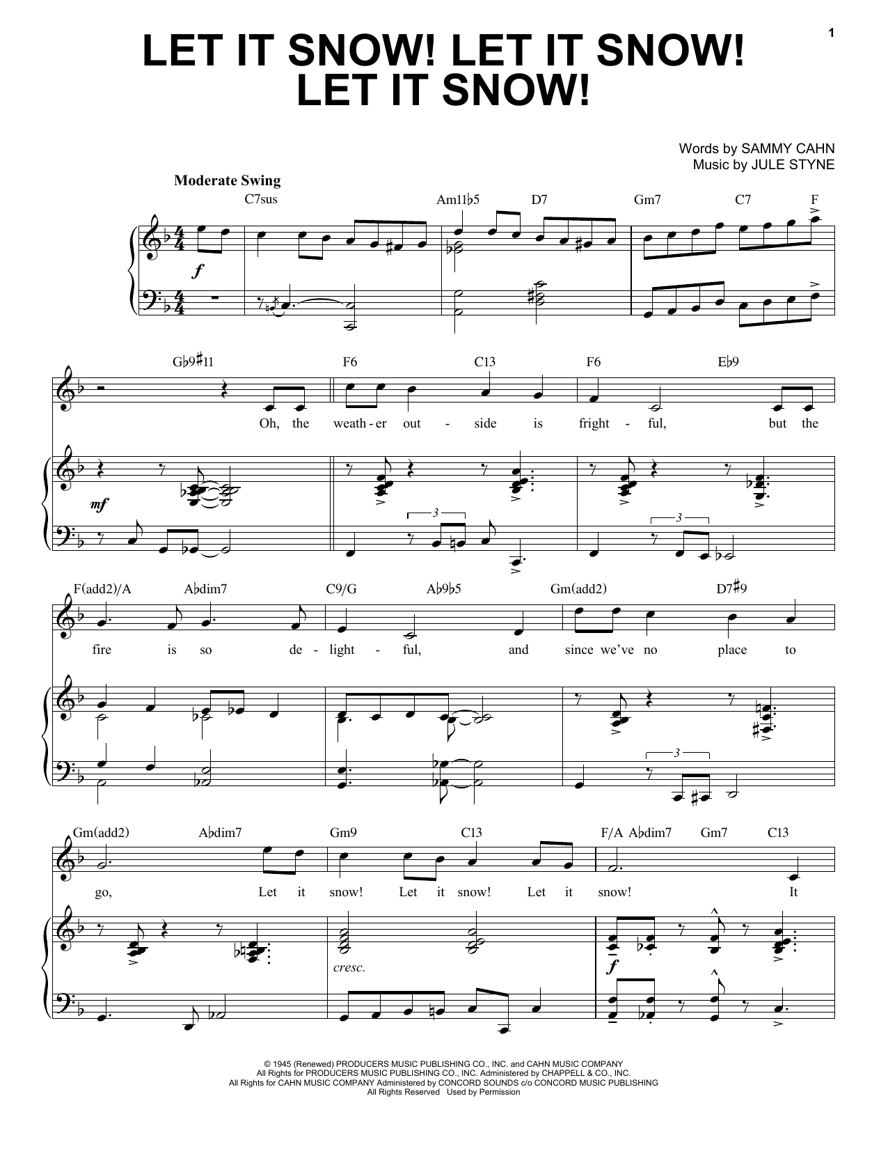 Produktbild zu: Let It Snow! Let It Snow! Let It Snow! [Jazz Version] (arr. Brent Edstrom)