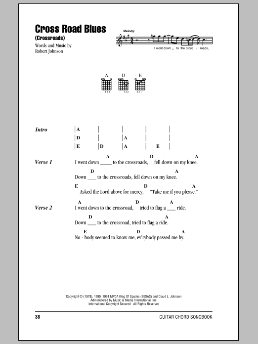 Produktbild zu: Cross Road Blues (Crossroads)
