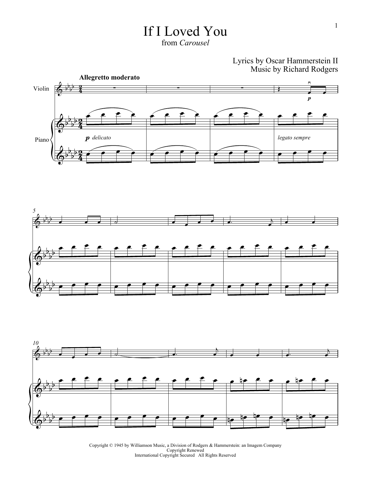 Product gallery: Page 1 of 1 If I Loved You (from Carousel), Rodgers & Hammerstein