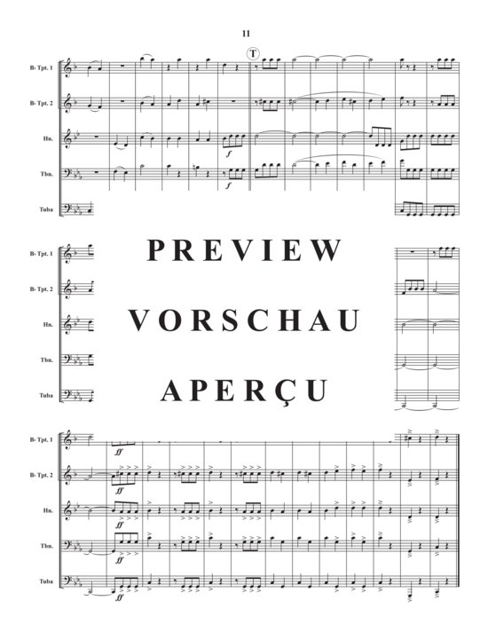 Produktgalerie: Seite 13 von 21 Mvt. 1 from Symphony No. 5 , , (Blechbläserquintett)