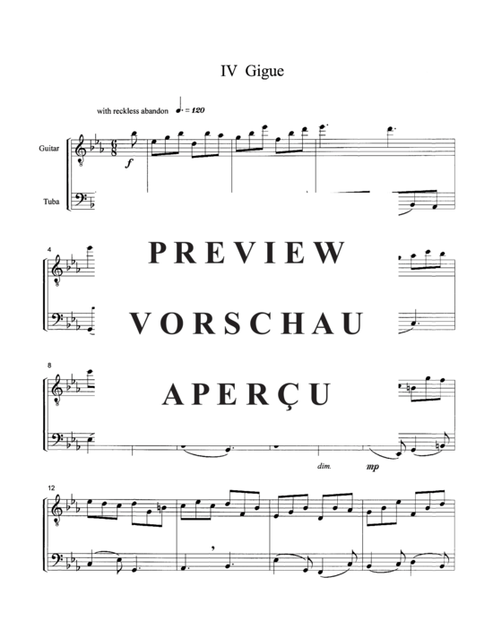 gallery: Suite for Tuba and Guitar , , (Tuba + E-Gitarre)
