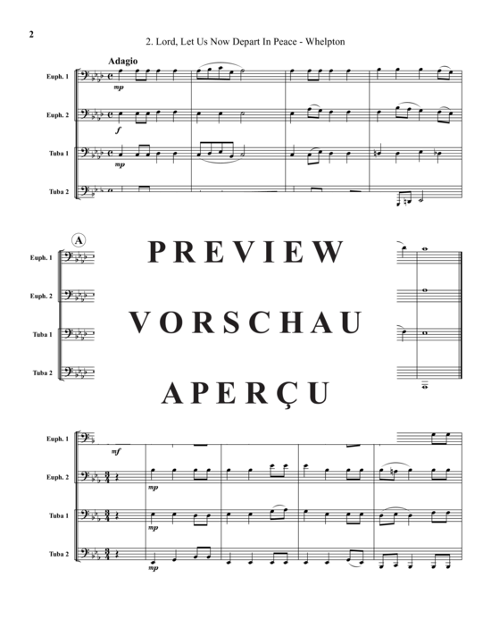 Product gallery: Page 3 of 11 Fünf Benedictions , , (2x Baritone, 2x Tuba)