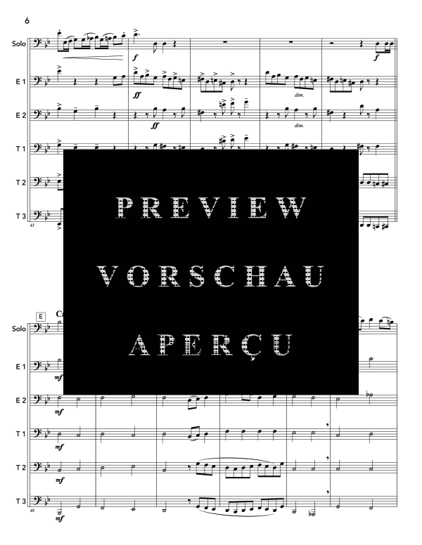 Product gallery: Page 10 of 11 Concert Etude, Op. 49, , (euphonium/tuba/trumpet solo and EETTT)