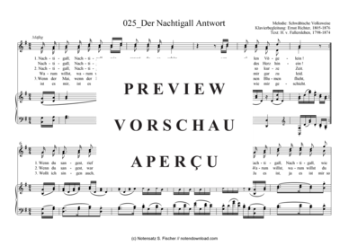 Product gallery: Page 2 of 3 Der Nachtigall Antwort , , Piano and Voice