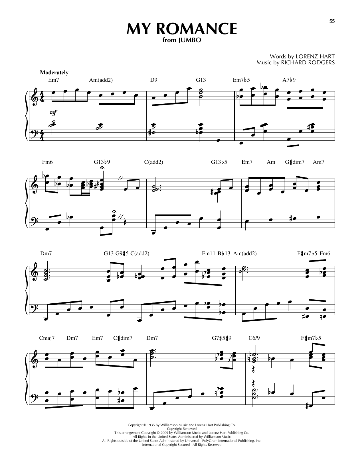 Produktbild zu: My Romance (arr. Brent Edstrom) [Jazz version]