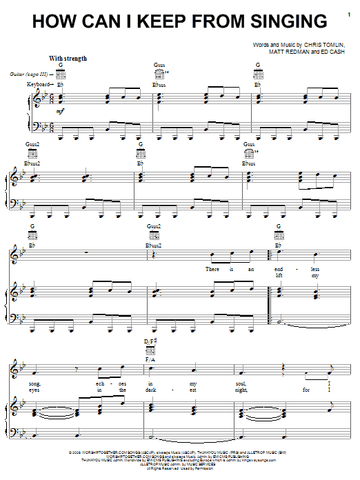 Produktbild zu: How Can I Keep From Singing