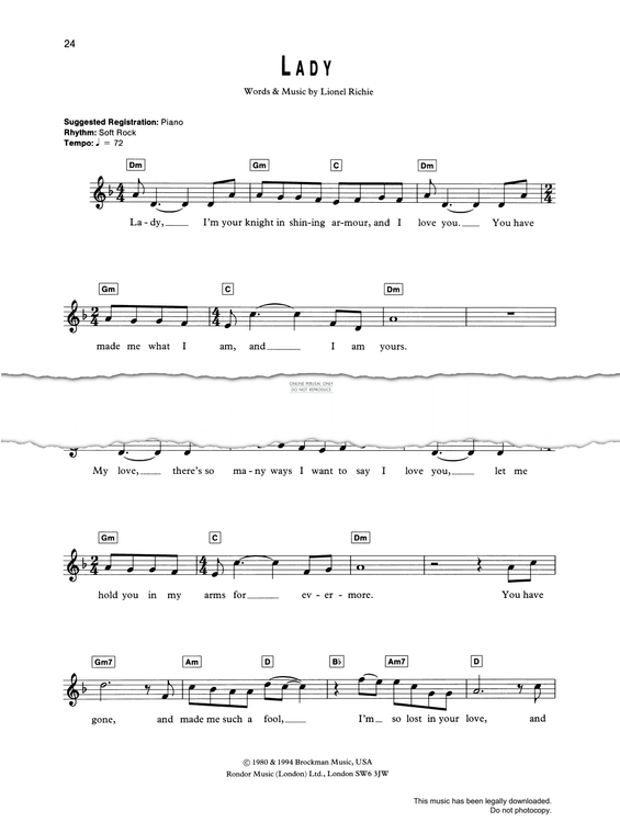 Produktgalerie: Seite 1 von 1 Lady, Kenny Rogers, Gesang, Gitarre, Keyboard