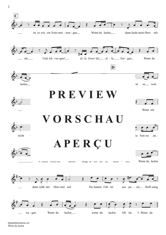 gallery: Wenn Du Lachst , Fischer, Helene, (Trompete in B)