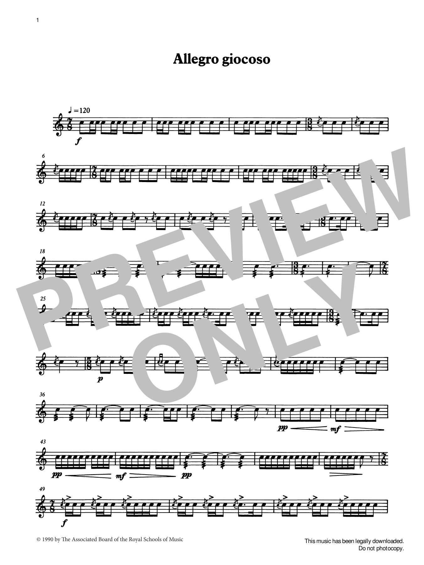 Produktgalerie: Seite 1 von 1 Allegro giocoso from Graded Music for Snare Drum, Book IV, Ian Wright and Kevin Hathaway, Percussion