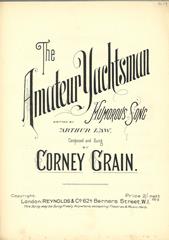 cover: The Amateur Yachtsman, Corney Grain, Gesang, Klavier