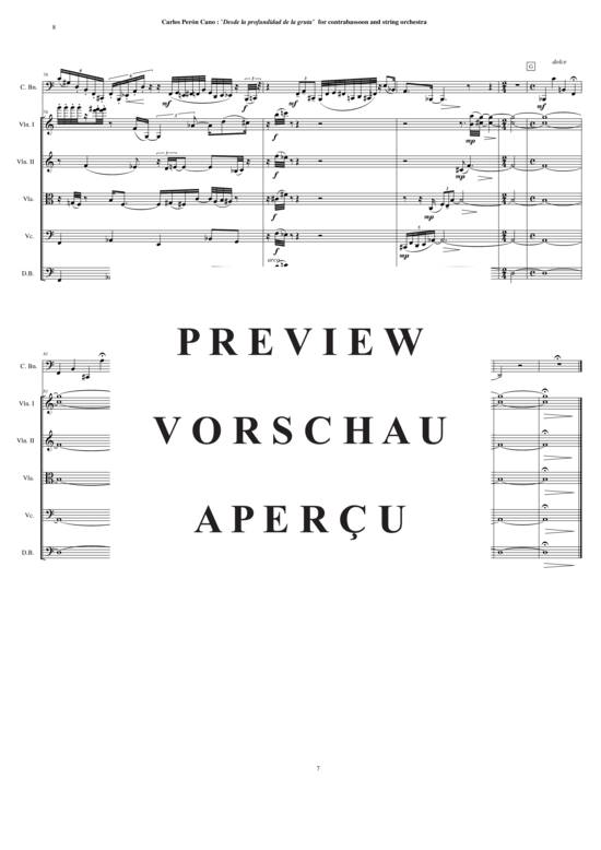Product gallery: Page 9 of 14 Desde la profondidad de la gruta , , (contrabassoon + score)
