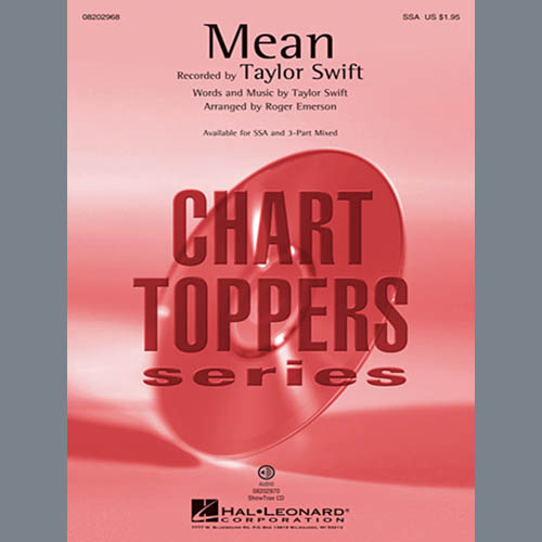 Produktbild zu: Mean (arr. Roger Emerson)
