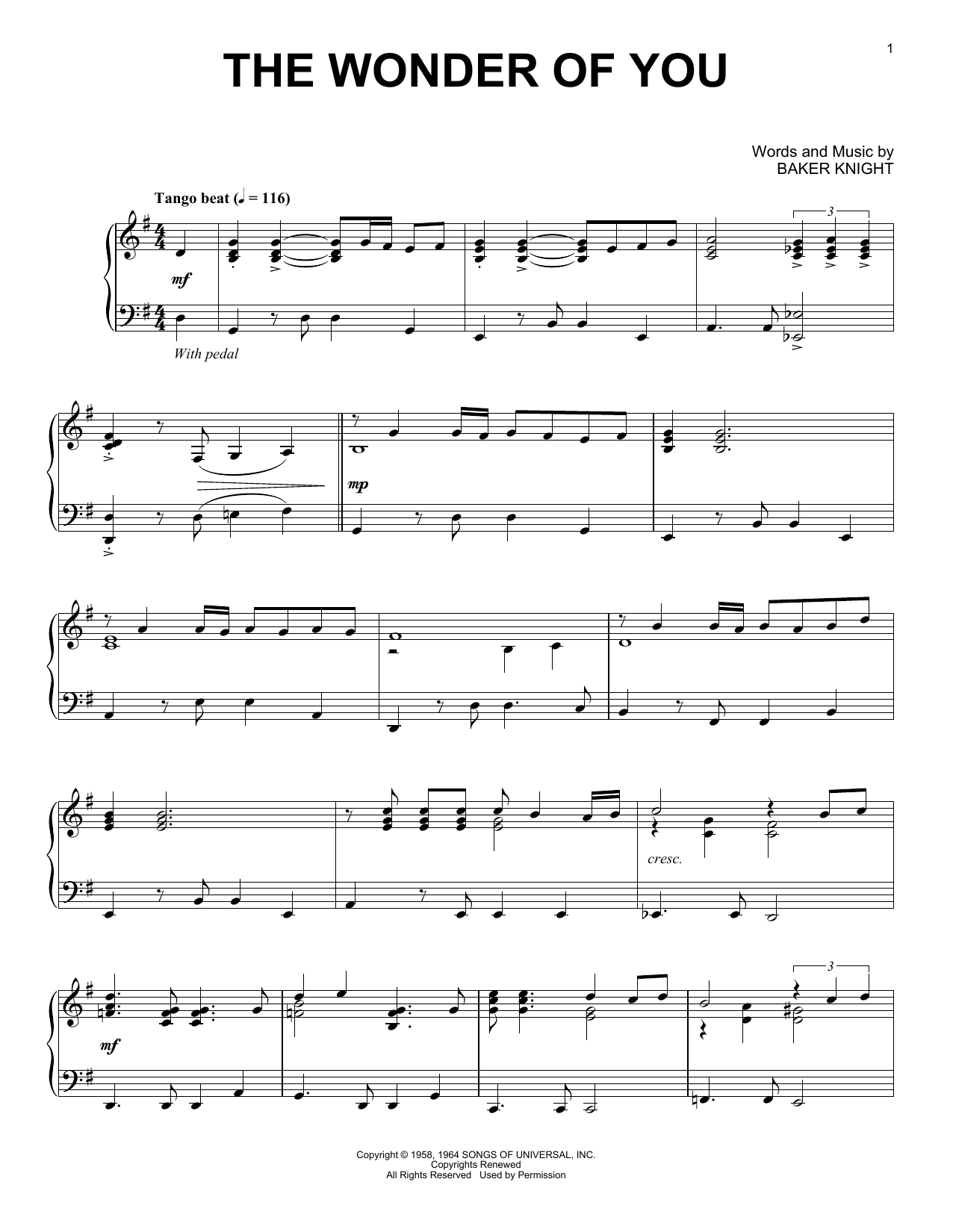 Product gallery: Page 1 of 1 The Wonder Of You [Jazz version], Elvis Presley