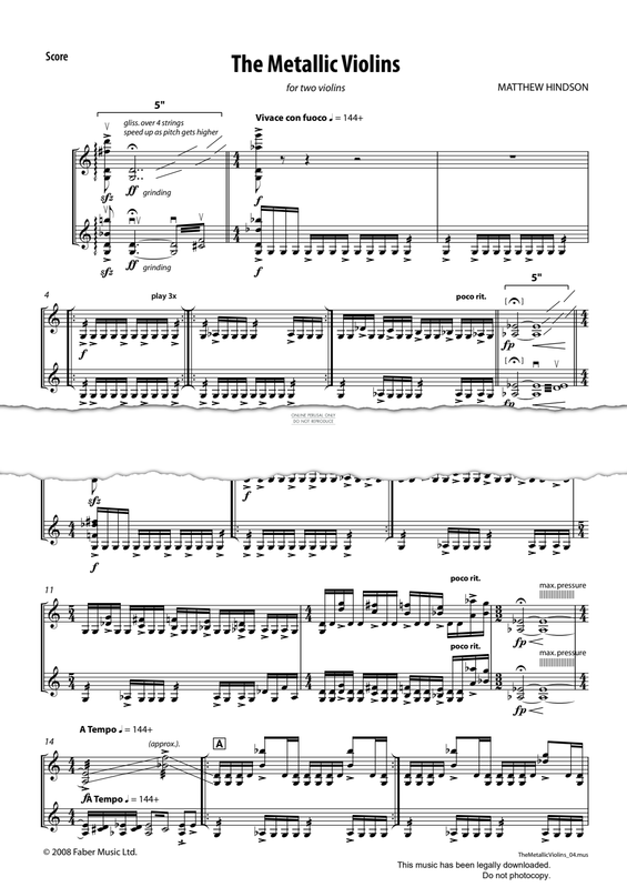 Produktgalerie: Seite 1 von 1 The Metallic Violins, Matthew Hindson, Violine