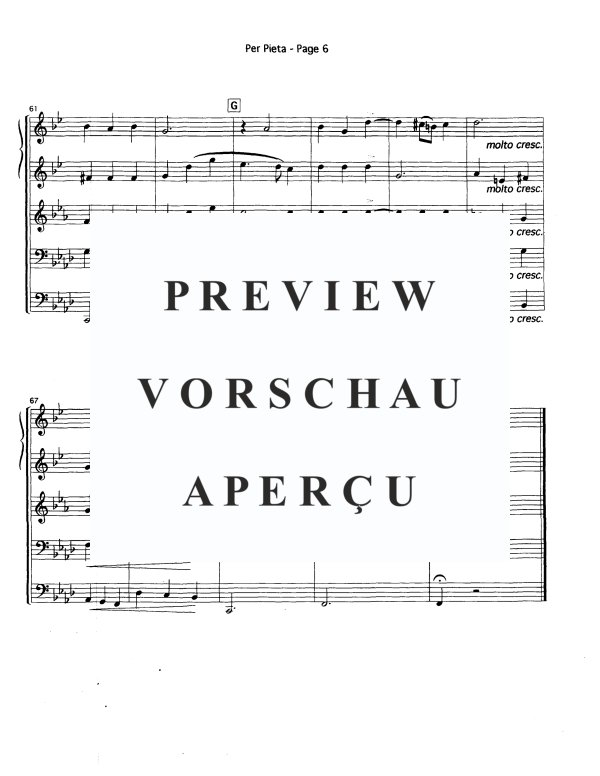 Produktgalerie: Seite 8 von 11 Per Pieta, , Blechbläser Quintett