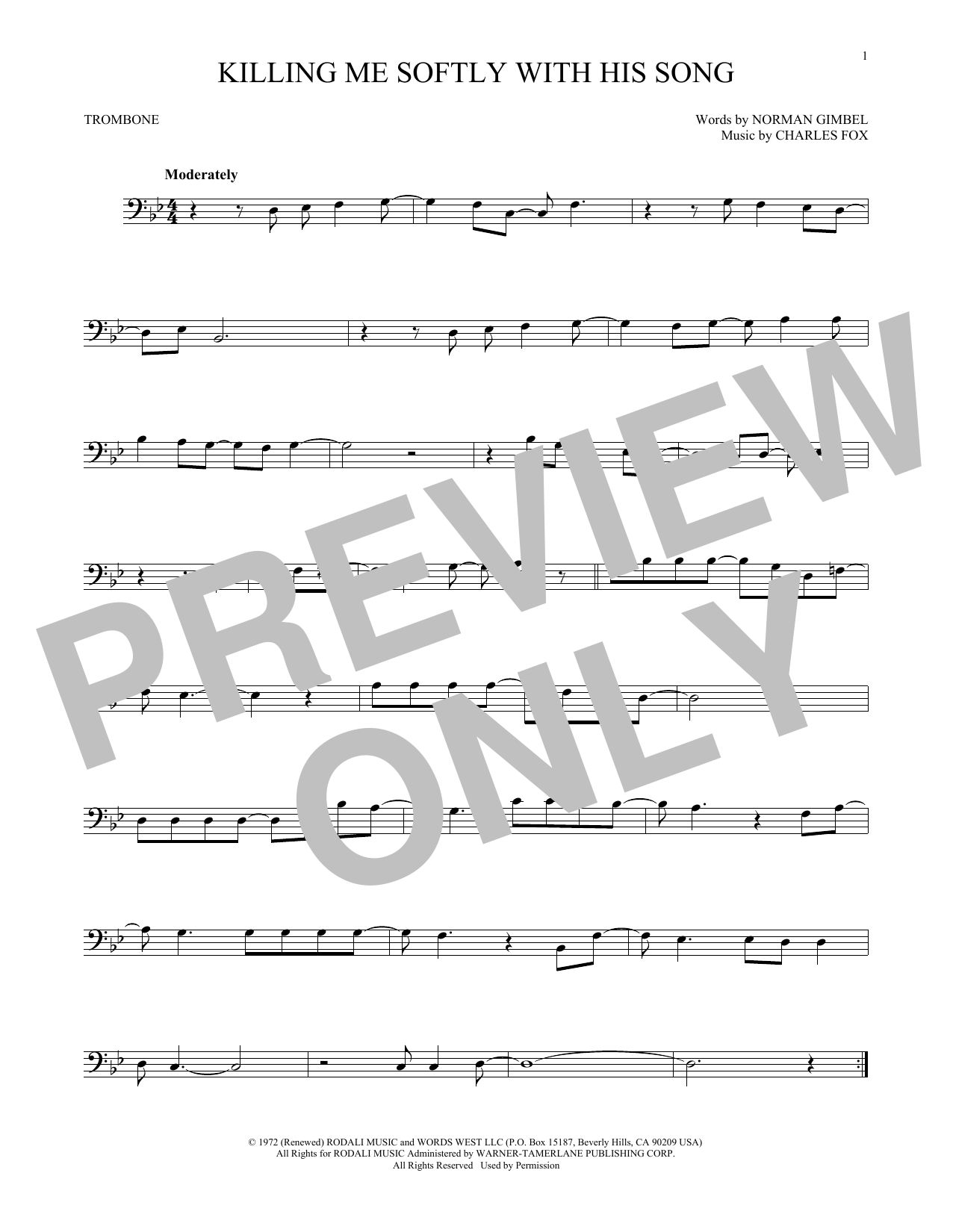 Product gallery: Page 1 of 1 Killing Me Softly With His Song, Roberta Flack