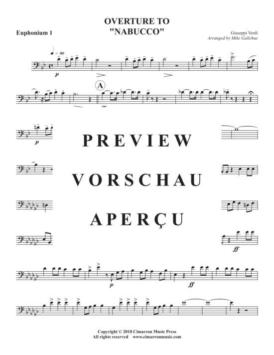 Product gallery: Page 14 of 21 Overture to Nabucco , , (Tuba Quartett EETT)