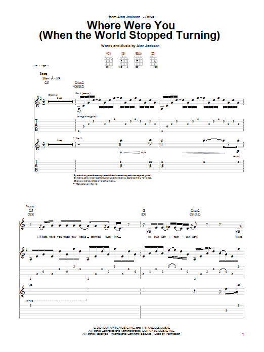 Produktbild zu: Where Were You (When The World Stopped Turning)