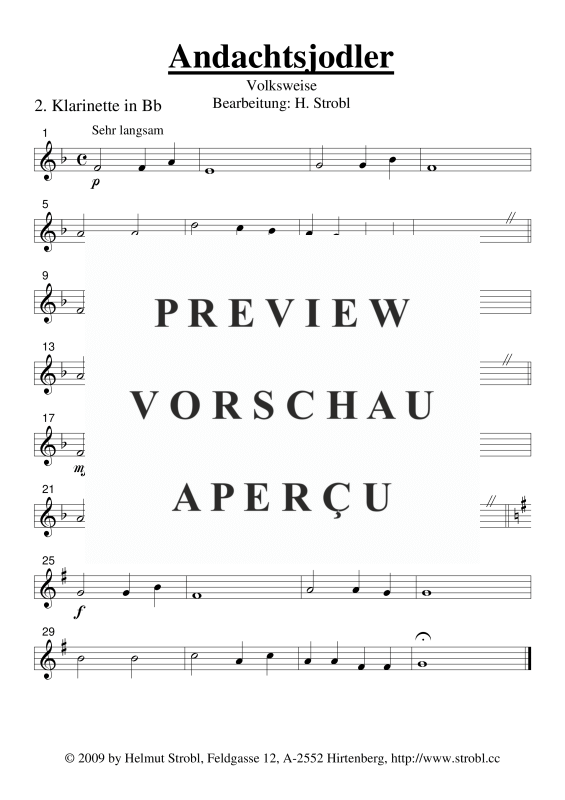 gallery: Andachtsjodler, , Klarinettenquartett