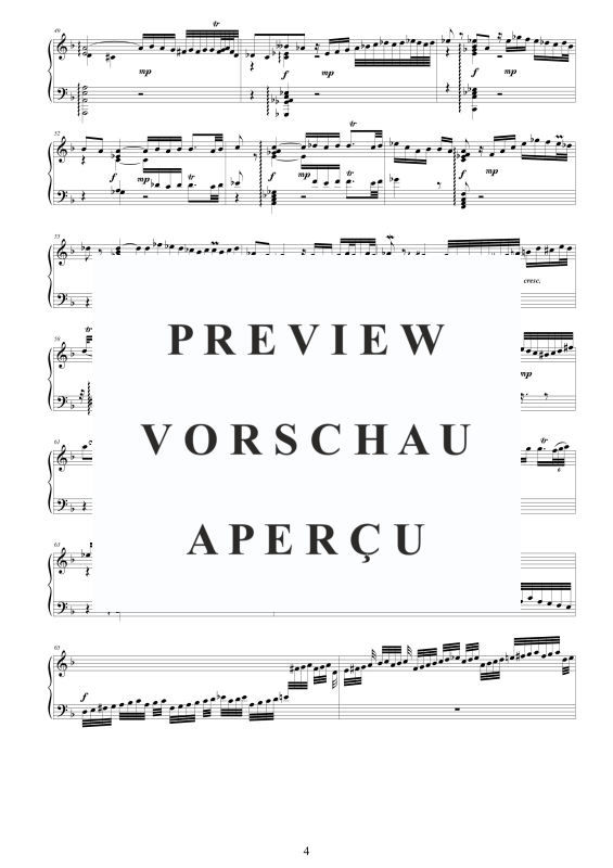 Produktgalerie: Seite 5 von 11 Fantasia und Fuge D-Moll BWV 903, , Klavier Solo